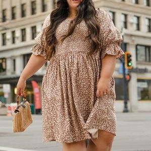 Ivy City Co Leopard Print Dress